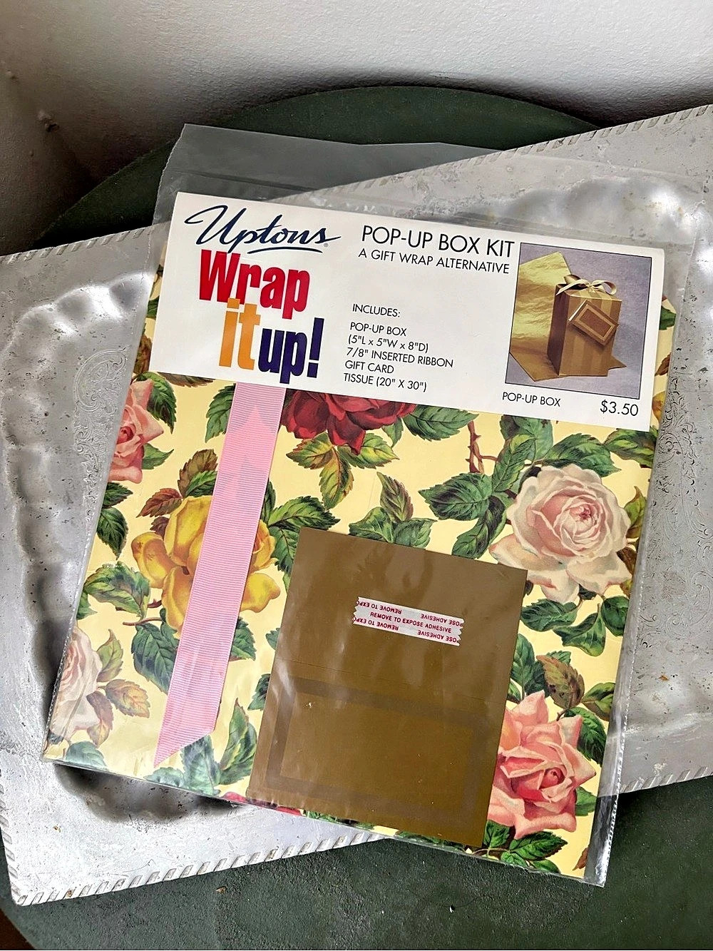 Undertones Pop-Up Box Kit Floral Gift Wrap Kit
